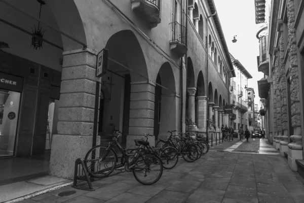 Verona Olaszország Április 2019 Óvárosban Található Építészeti Komplexum Töredéke — Stock Fotó