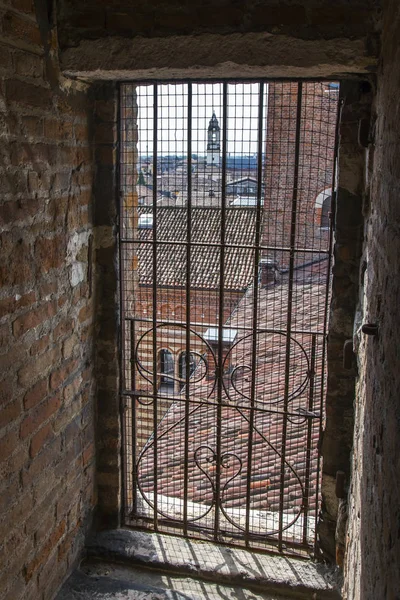 Verona Italia Aprile 2019 Frammento Del Castello Castelvecchio Uno Dei — Foto Stock