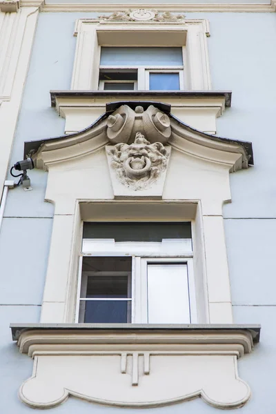 Moscow Russia July 2019 Typical Architecture Historical Building Decorative Elements — Stock Photo, Image