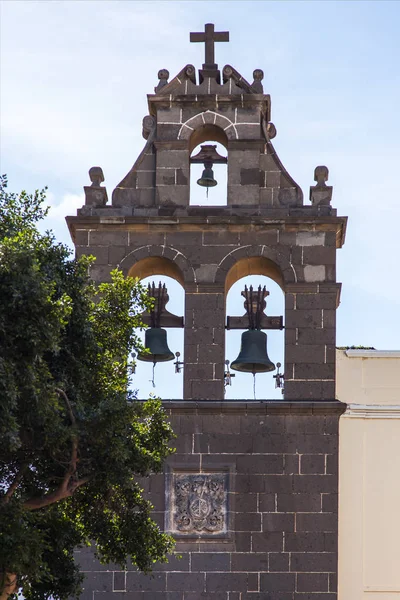 Las Palmas Gran Canaria Spanien Januar 2018 Kulisse Glockenturm Der — Stockfoto