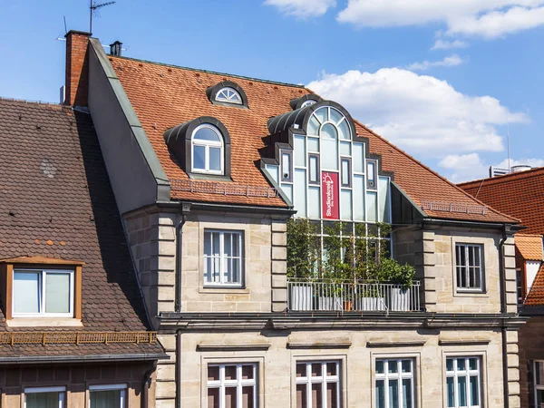 Nürnberg Tyskland Den Augusti 2018 Ett Fragment Ett Typiskt Arkitektoniskt — Stockfoto