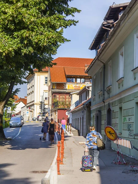 Любляна Словения Августа 2019 Года Сценический Вид Город — стоковое фото