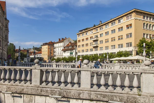 Lublaň Slovinsko Srpna 2019 Malebný Městský Výhled — Stock fotografie