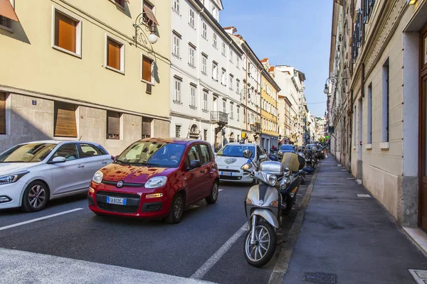 Triëst Italië Augustus 2019 Prachtige Pittoreske Straat Het Historische Deel — Stockfoto