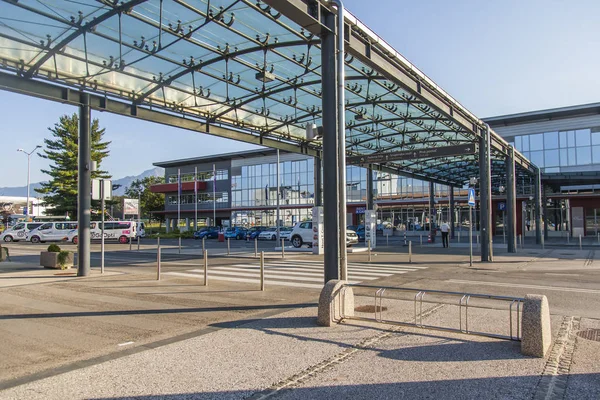 Ljubljana Slowenien August 2019 Internationaler Flughafen Ljubljana — Stockfoto