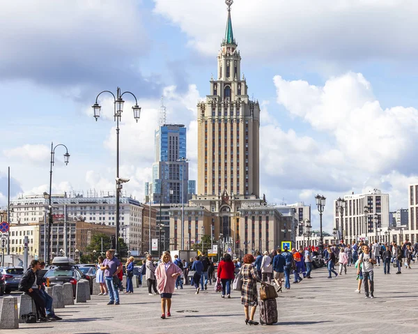 Mosca Russia Agosto 2019 Piazza Komsomolskaya Uno Dei Principali Snodi — Foto Stock