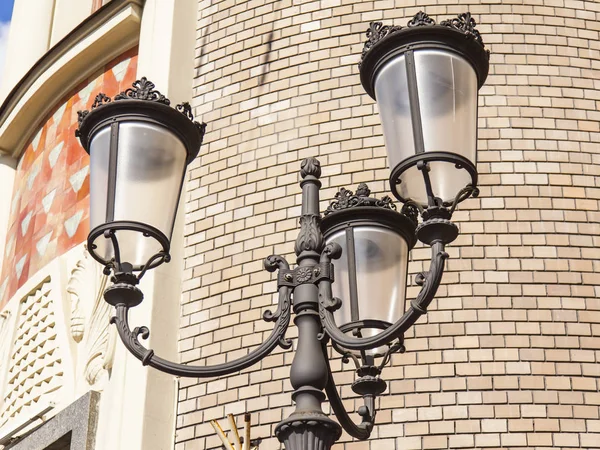 Nuremberg Alemania Agosto 2018 Hermoso Poste Luz Estilo Tradicional Bávaro — Foto de Stock