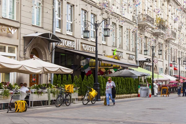 Moscow Russia August 2019 Cameroon Lane Kamergerskyi One Typical Moscow — Stock Photo, Image