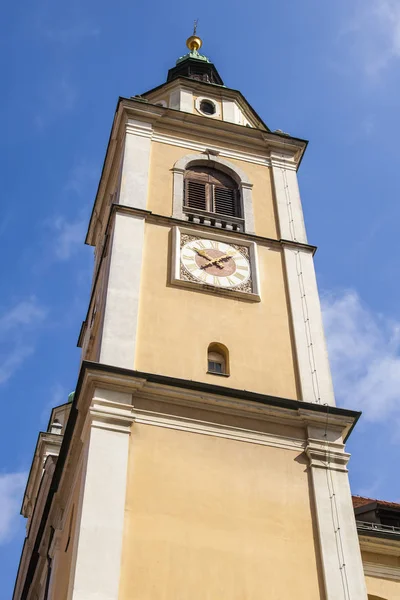 Liubliana Eslovênia Agosto 2019 Catedral São Nicolau Uma Das Principais — Fotografia de Stock