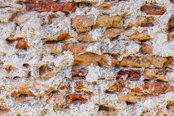 Antique Wall Old Red Bricklaying — Stock Photo, Image