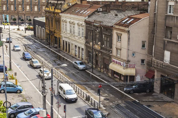 Belgrad Sırbistan Ağustos 2019 Şehrin Tarihi Bölümünde Pitoresk Sokak — Stok fotoğraf