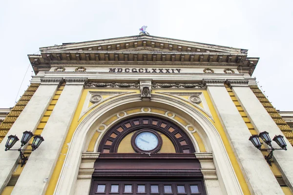 Belgrade Sérvia Agosto 2019 Edifício Antiga Estação Ferroviária Parte Histórica — Fotografia de Stock