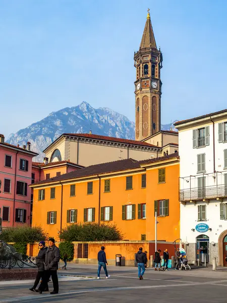 Lecco Italy February 2020 역사적 — 스톡 사진