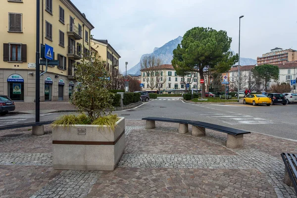 Lecco Italien Februar 2020 Typische Stadtansichten Einem Historischen Baugebiet — Stockfoto