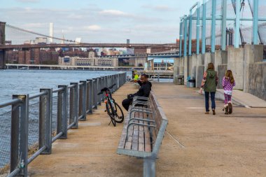 New York, ABD, 14 Mart 2019 'da. New York şehri. Şehir manzarası, set manzarası