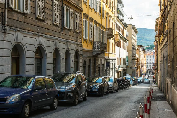 Trieste Italien August 2019 Schöne Malerische Straße Der Historischen Stadt — Stockfoto