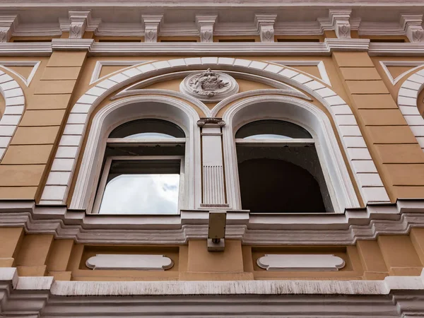 Moskau Russland Juni 2020 Fragment Einer Typischen Fassade Der Historischen — Stockfoto