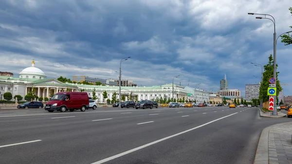 Moskau Russland Juni 2020 Sadovoe Koltso Gartenring Fragment Eines Typischen — Stockfoto