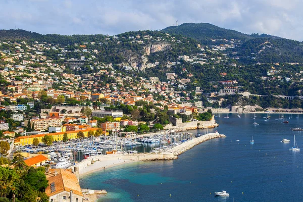 Villefranche Sur Mer France October 2019 Scenic View Bay City — Stock Photo, Image