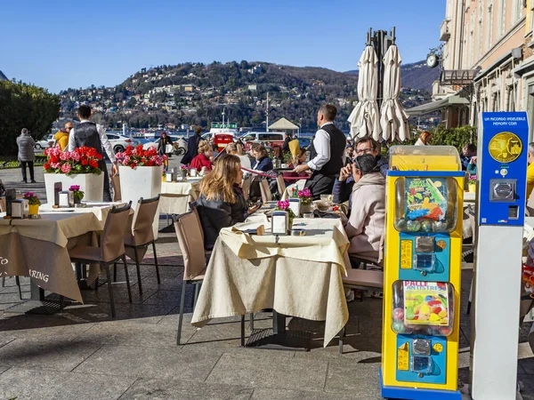 Como Italien Februar 2020 Malerischer Blick Auf Die Stadt Typische — Stockfoto