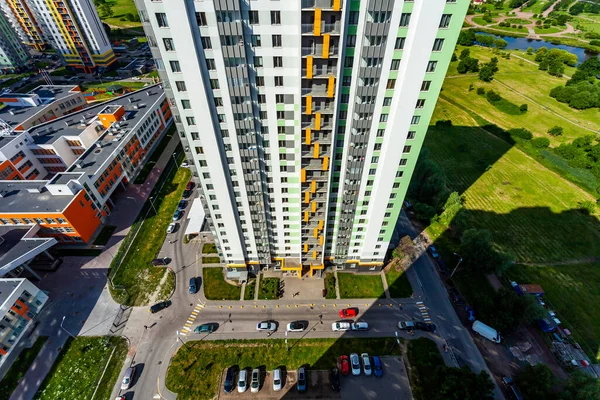 São Petersburgo Rússia Junho 2020 Edifício Residencial Moderno Vários Andares — Fotografia de Stock