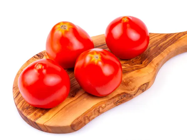 Tomates Estupro Frescos Uma Mesa — Fotografia de Stock