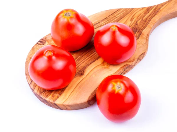Tomates Estupro Frescos Uma Mesa — Fotografia de Stock