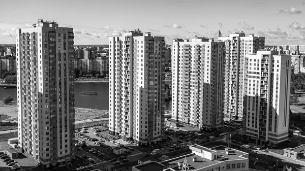São Petersburgo Rússia Junho 2020 Edifícios Residenciais Modernos Vários Andares — Fotografia de Stock