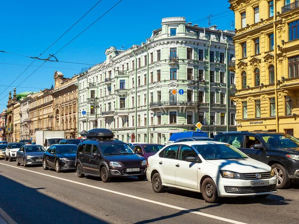 San Petersburgo Rusia Junio 2020 Nevsky Prospecto Calle Principal Ciudad — Foto de Stock