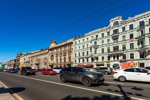 Saint Pétersbourg Russie Juin 2020 Nevsky Perspective Est Rue Principale — Photo