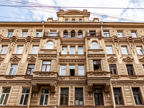 Petersburg Russia June 2020 Typical Architectural Details Facade Building Historical — Stock Photo, Image