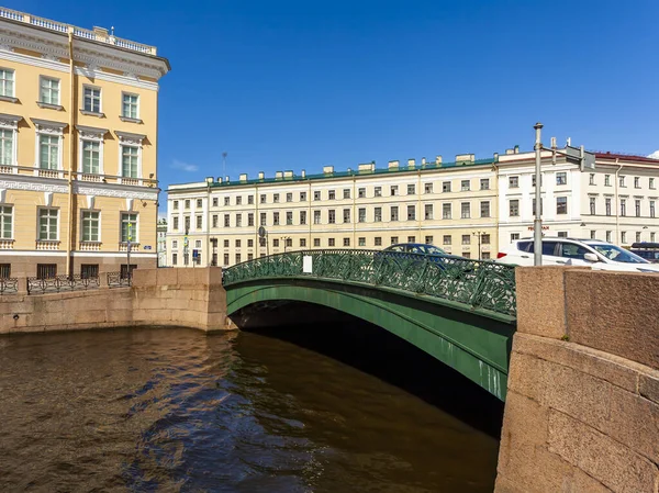 Sankt Petersburg Rusia Iunie 2020 Vedere Râului Moika Terasamentelor Sale — Fotografie, imagine de stoc