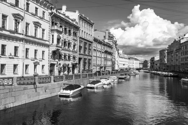 Petersburg Russia June 2020 View Moika River Its Picturesque Embankments — Stock Photo, Image