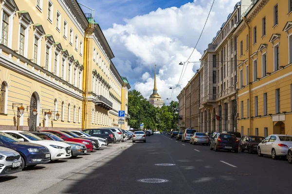 Saint Pétersbourg Russie Juillet 2020 Ensemble Architectural Typique Dans Partie — Photo