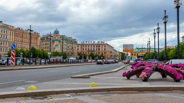 Petersburg Rusland Juni 2020 Het Architectonische Ensemble Van Sennaya Square — Stockfoto