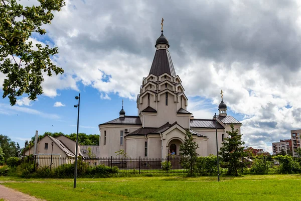 Petrohrad Rusko Července2020 Kostel Velkého Mučedníka Jiřího Vítěze Kupčíně — Stock fotografie