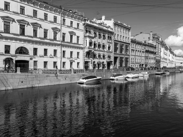 Petersburg Rusya Haziran 2020 Moika Nehri Nin Manzarası Manzaralı Setleri — Stok fotoğraf