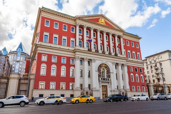 Moskou Rusland Augustus 2020 Het Architectonische Ensemble Van Tverskaya Straat — Stockfoto