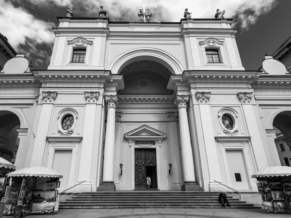 São Petersburgo Rússia Junho 2020 Fachada Igreja Católica Nevsky Prospekt — Fotografia de Stock