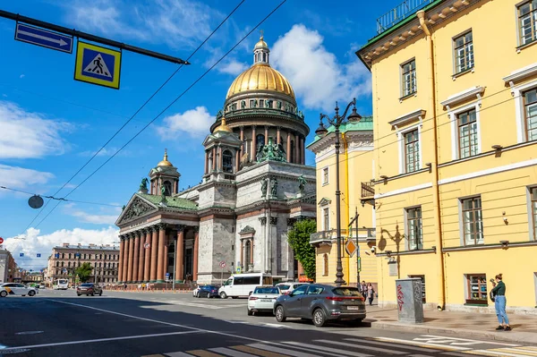 Sankt Petersburg Ryssland Juli 2020 Den Arkitektoniska Ensemblen Malaya Morskaya — Stockfoto