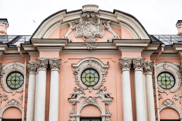 Petersburg Russia July 2020 Typical Architectural Details Facade Building Nevsky — Stock Photo, Image