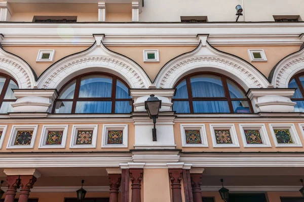 Moscow Russia August 2020 Architectural Ensemble Historic District City Fragment — Stock Photo, Image