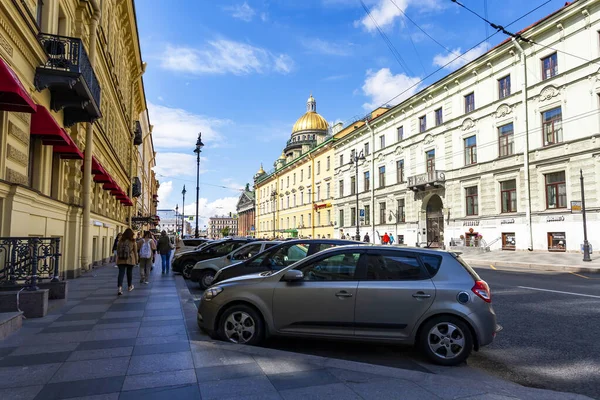 San Petersburgo Rusia Julio 2020 Conjunto Arquitectónico Calle Malaya Morskaya — Foto de Stock