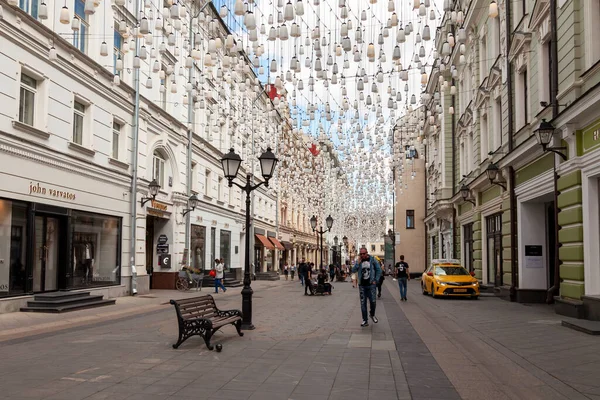 2020年8月11日 俄罗斯莫斯科 城市历史上典型的建筑组合的碎片 — 图库照片