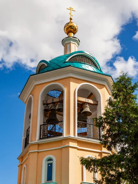 Moscow Russia August 2020 Temple Holy Unmercenaries Wonderworkers Cosmas Damian — Stock Photo, Image