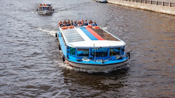 San Petersburgo Rusia Junio 2020 Vista Del Río Moika Sus —  Fotos de Stock