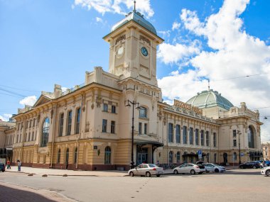 St. Petersburg, Rusya, 13 Haziran 2020. Vitebsk tren istasyonu, şehrin en eski tren istasyonu..