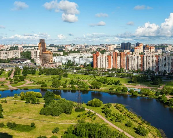 Saint Petersburg Russia June 2020 Multi Storey Modern Residential Buildings — Stock Photo, Image