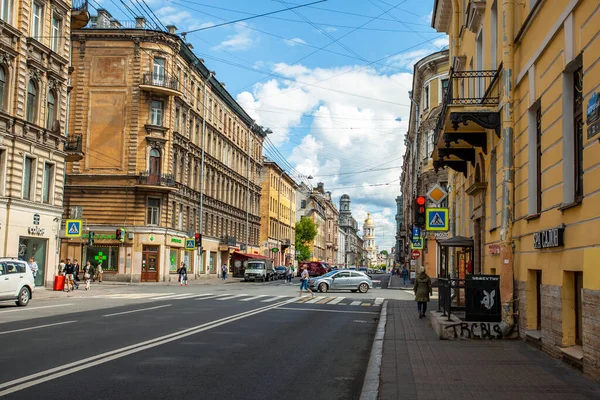 Petersburg Rosja Lipca 2020 Zespół Architektoniczny Typowy Dla Obszaru Zabytkowych — Zdjęcie stockowe