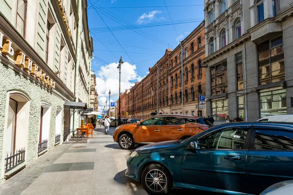 Petersburg Rusya Temmuz 2020 Tarihi Binalar Için Tipik Bir Mimari — Stok fotoğraf